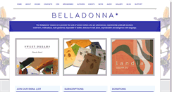 Desktop Screenshot of belladonnaseries.org